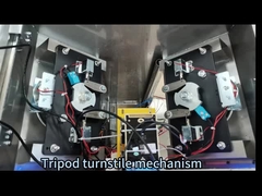 Πλάτος 550mm για τους πεζούς πύλη AC220V 50HZ μεταβάσεων περιστροφικών πυλών ασφάλειας RS485