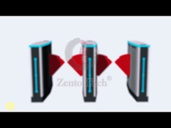 Αεροδρόμιο Ασφάλεια Flap Barrier Turntile Swing Gate Αναγνώριση προσώπου Κωδικός Qr