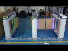 Αμφίδρομος βιομετρικός έλεγχος προσπέλασης 30-40 περιστροφικών πυλών εμποδίων ταλάντευσης μεταβάσεων πρόσωπα/λ.